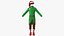 Christmas Elf Costume Male model