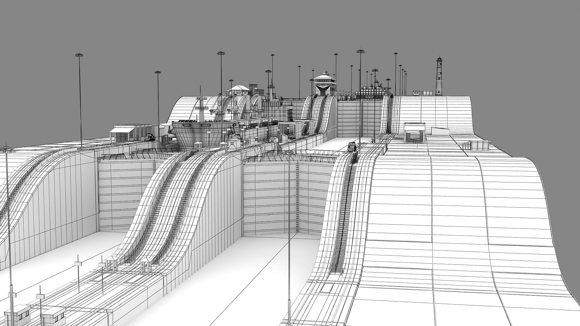 3D Gatun Locks - Panama Canal https://p.turbosquid.com/ts-thumb/4C/bofpcY/sE/wire_gatunlocks_010016/jpg/1736939179/1920x1080/fit_q87/1ed4efdd3d69a9f8134411e4f7e4303dd644e9ec/wire_gatunlocks_010016.jpg