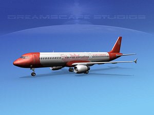 3d scale airbus model