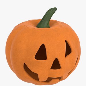 Stylized Halloween pumpkin