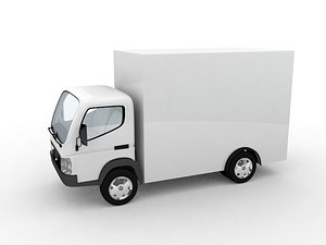 small truck car vehicle 3d max