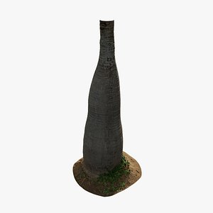 Anydrafts Hyophorbe lagenicaulis Trunk 02 3d model