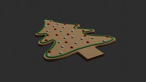 gingerbread chrismas tree 3D