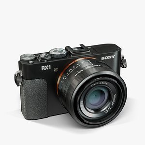 low-poly sony cyber-shot dsc-rx1 3d max