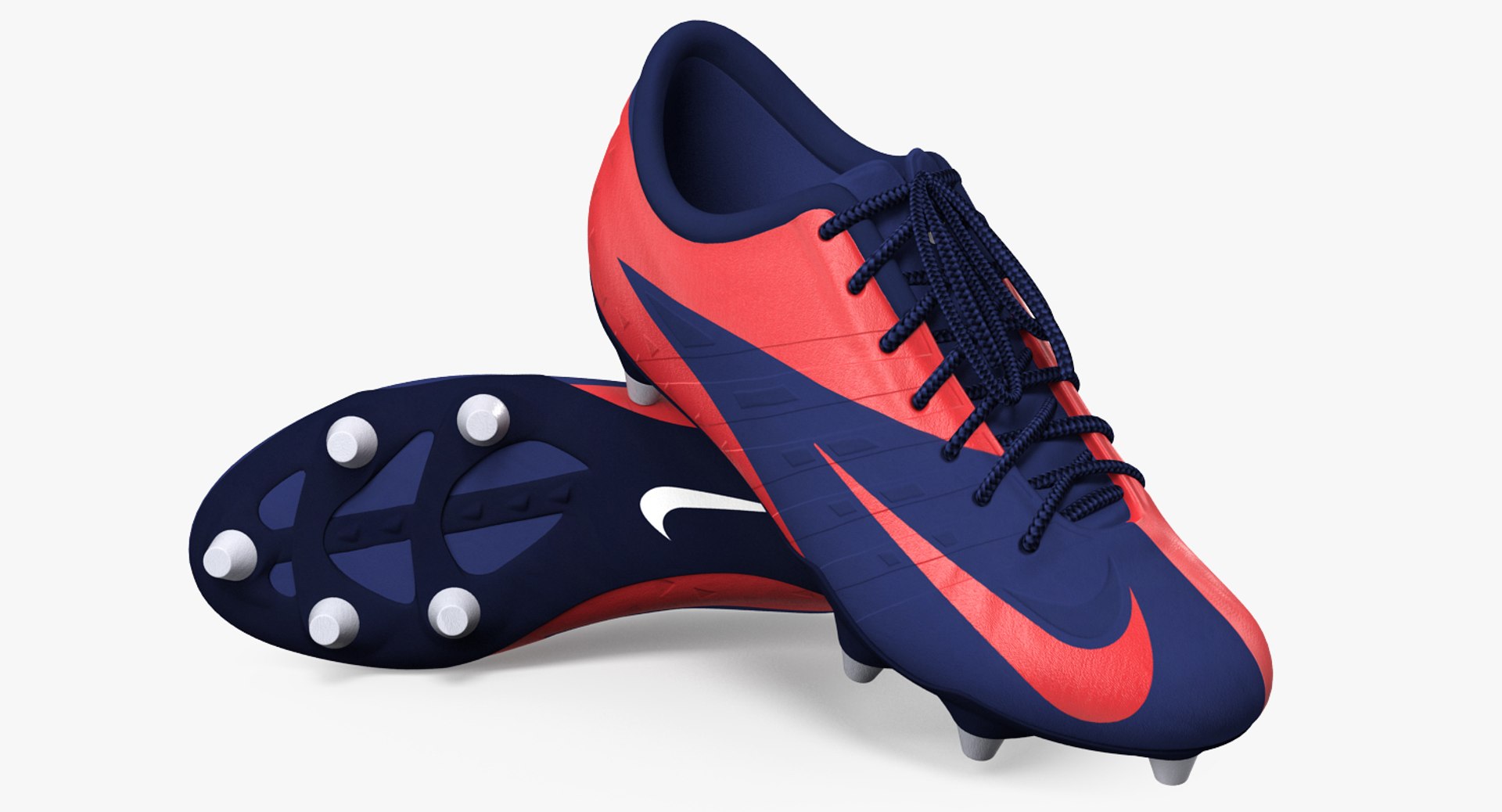 American Football Player Nike Boots 3D model preview