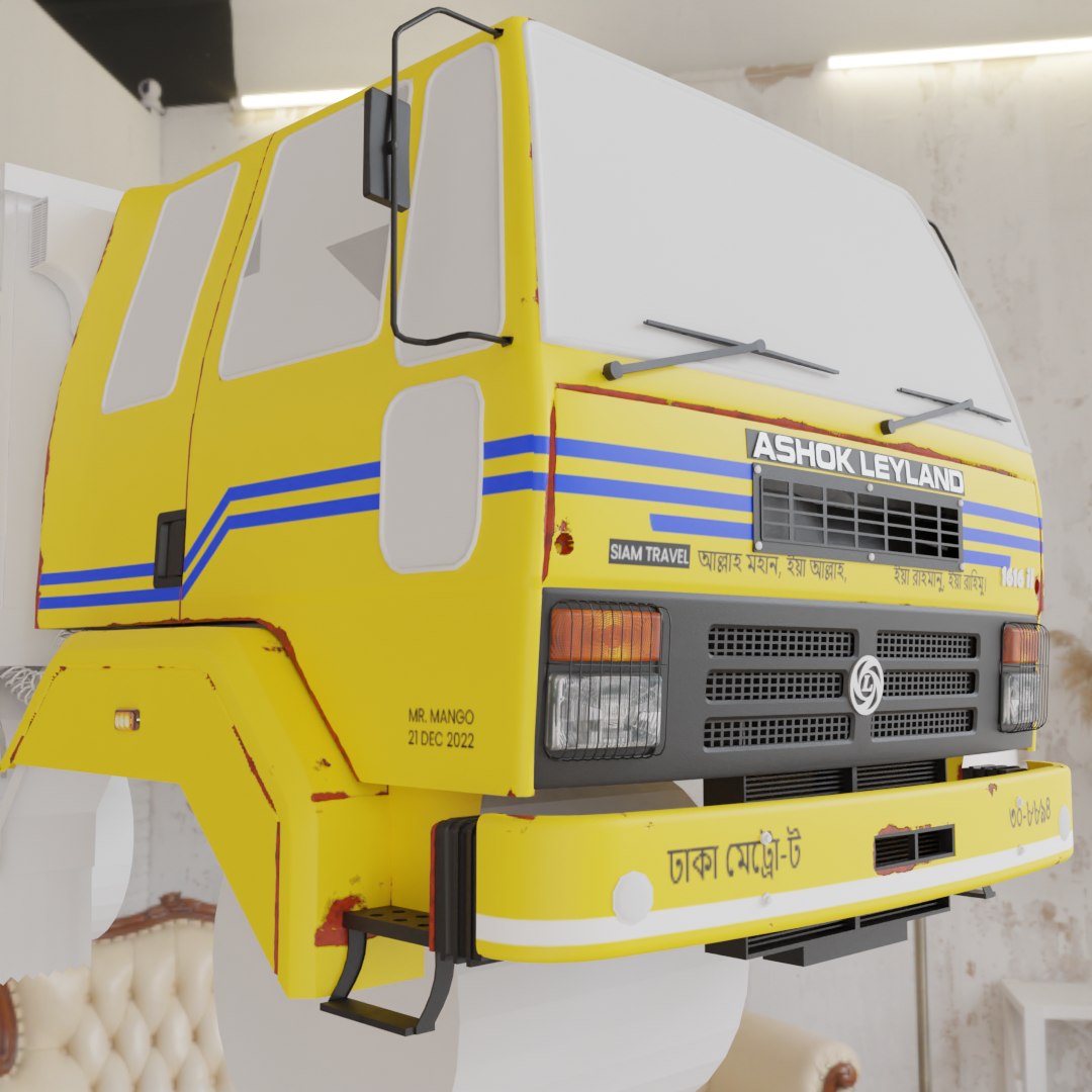 Ashok Leyland 3d Model Turbosquid 2158958