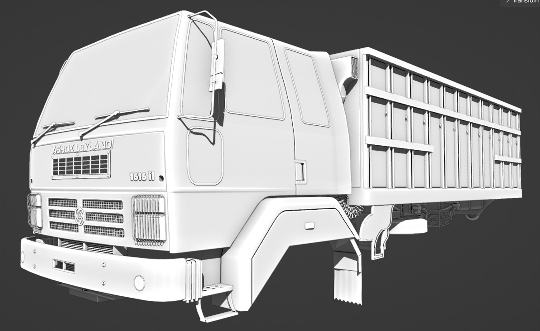 Ashok Leyland 3d Model Turbosquid 2158958