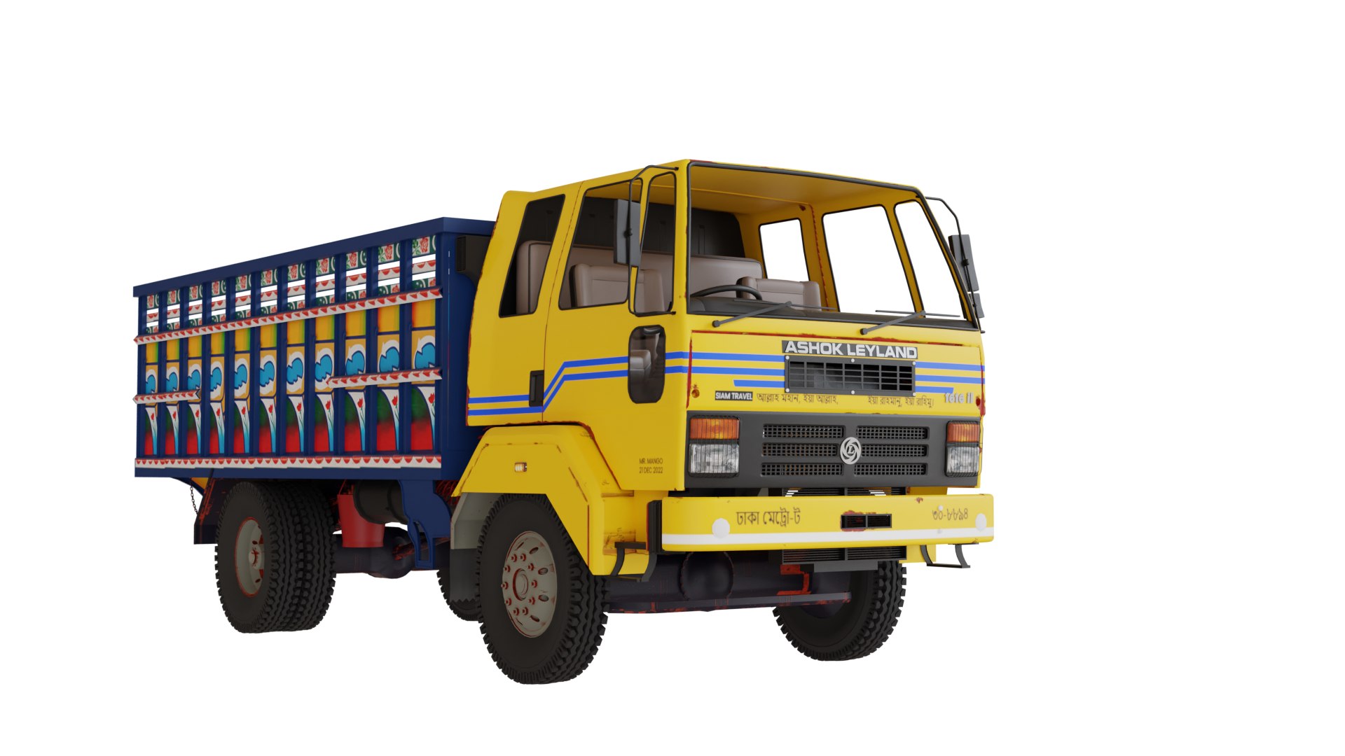 Ashok Leyland 3d Model Turbosquid 2158958