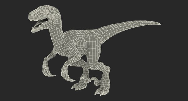 Velociraptor rigged 3D model - TurboSquid 1397683