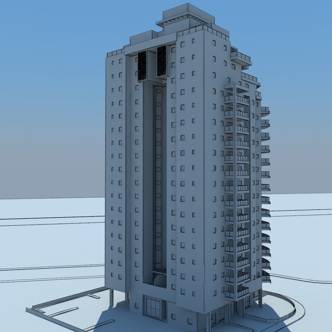 Buildings 2 1 3d Model