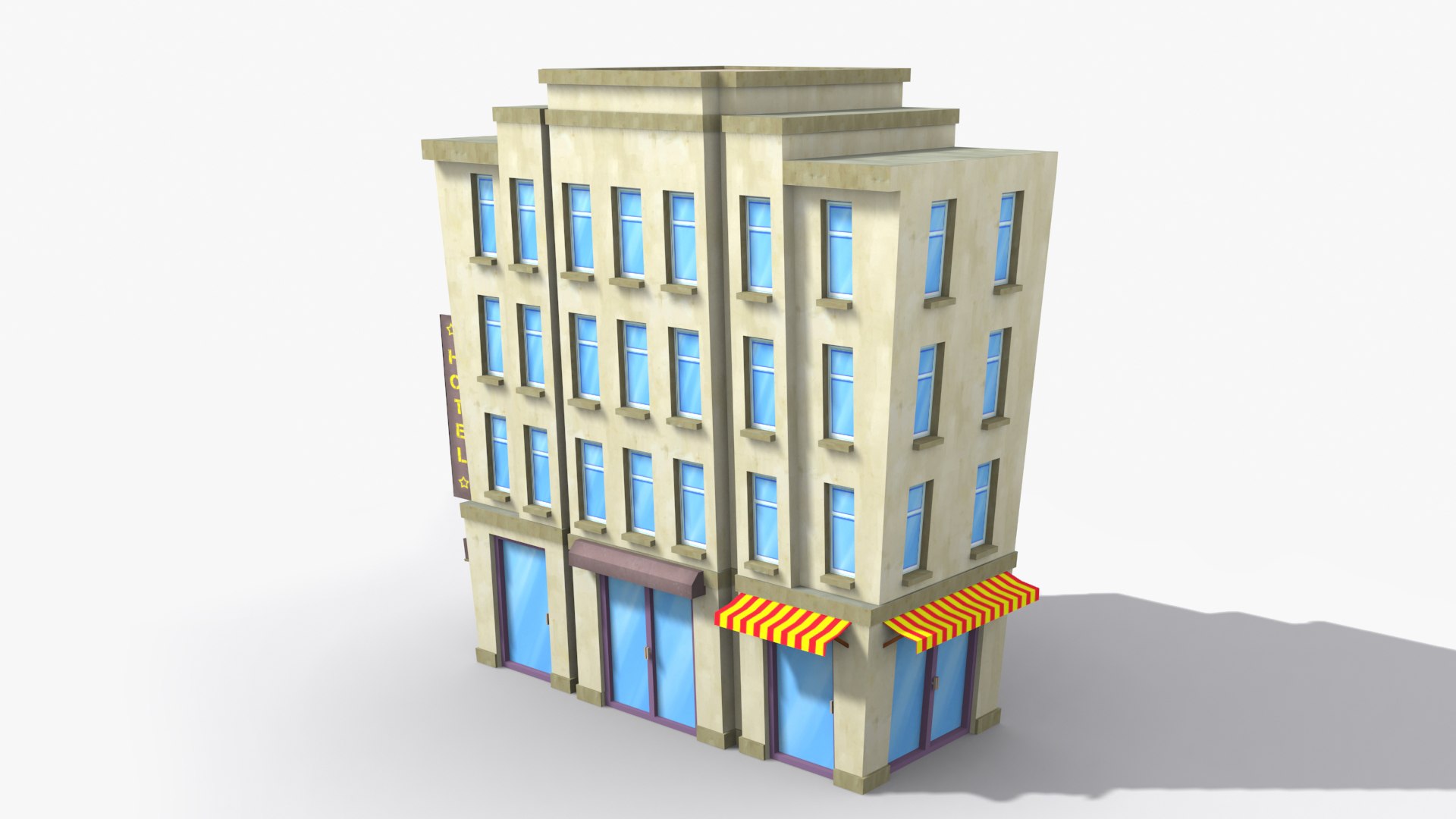 3D Cartoon Building x6 model https://p.turbosquid.com/ts-thumb/4D/72fIgu/ba/cartoonbuilding_d/jpg/1640538113/1920x1080/fit_q87/6d79a0dba16abd315b39a822b3554d9eb7b4aa73/cartoonbuilding_d.jpg