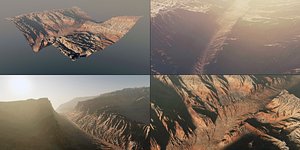 terrain landscape 3D model
