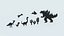 Pacchetto Dinosauri Pixel