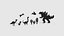 Pacchetto Dinosauri Pixel