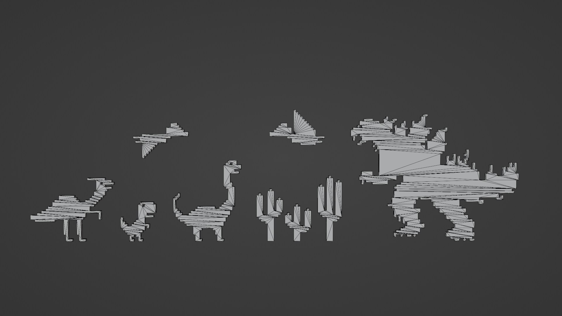 Pixel Dinosaur Pack 3D model https://p.turbosquid.com/ts-thumb/4D/7tjIHB/v0/untitled/png/1706651781/1920x1080/fit_q87/9ebc314e1cd747ffa88a0141d2a8557419d10755/untitled.jpg