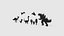 Pacchetto Dinosauri Pixel