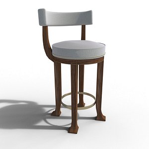 3D stool hickory chair