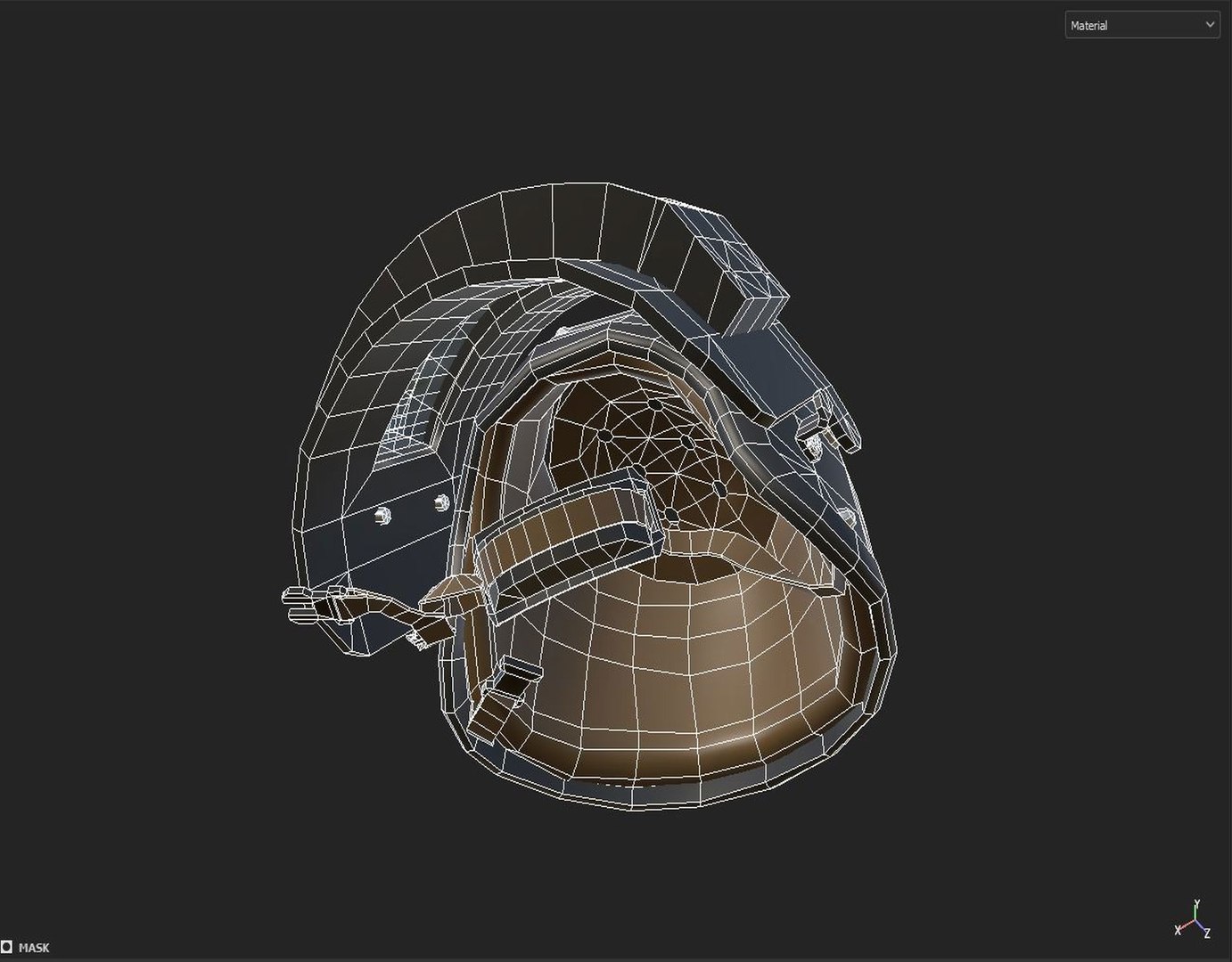 3D Combat Helmet Model - TurboSquid 2246046