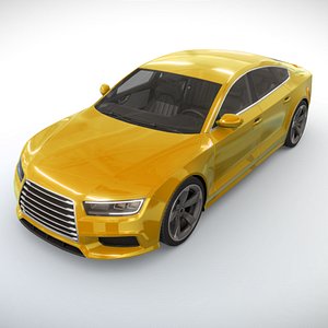 Sedan Automotive Generic Car 3D 3D