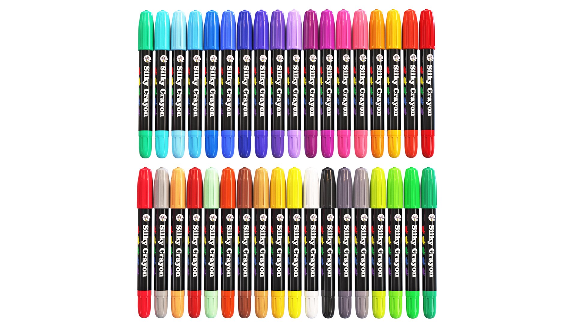 Set of gel crayons 36 pieces 3D model - TurboSquid 2168117