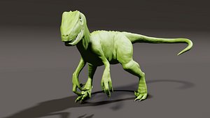velociraptor 3D model