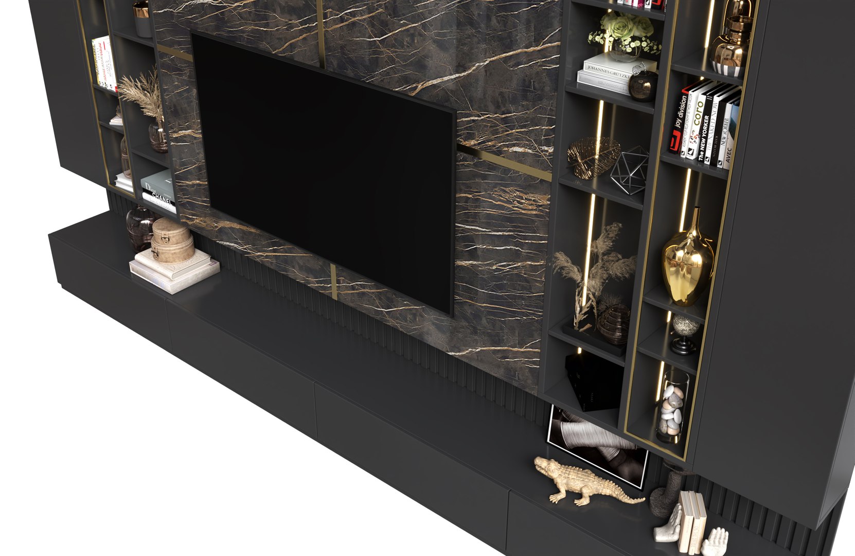 Tv Unit 3D Model - TurboSquid 2228232