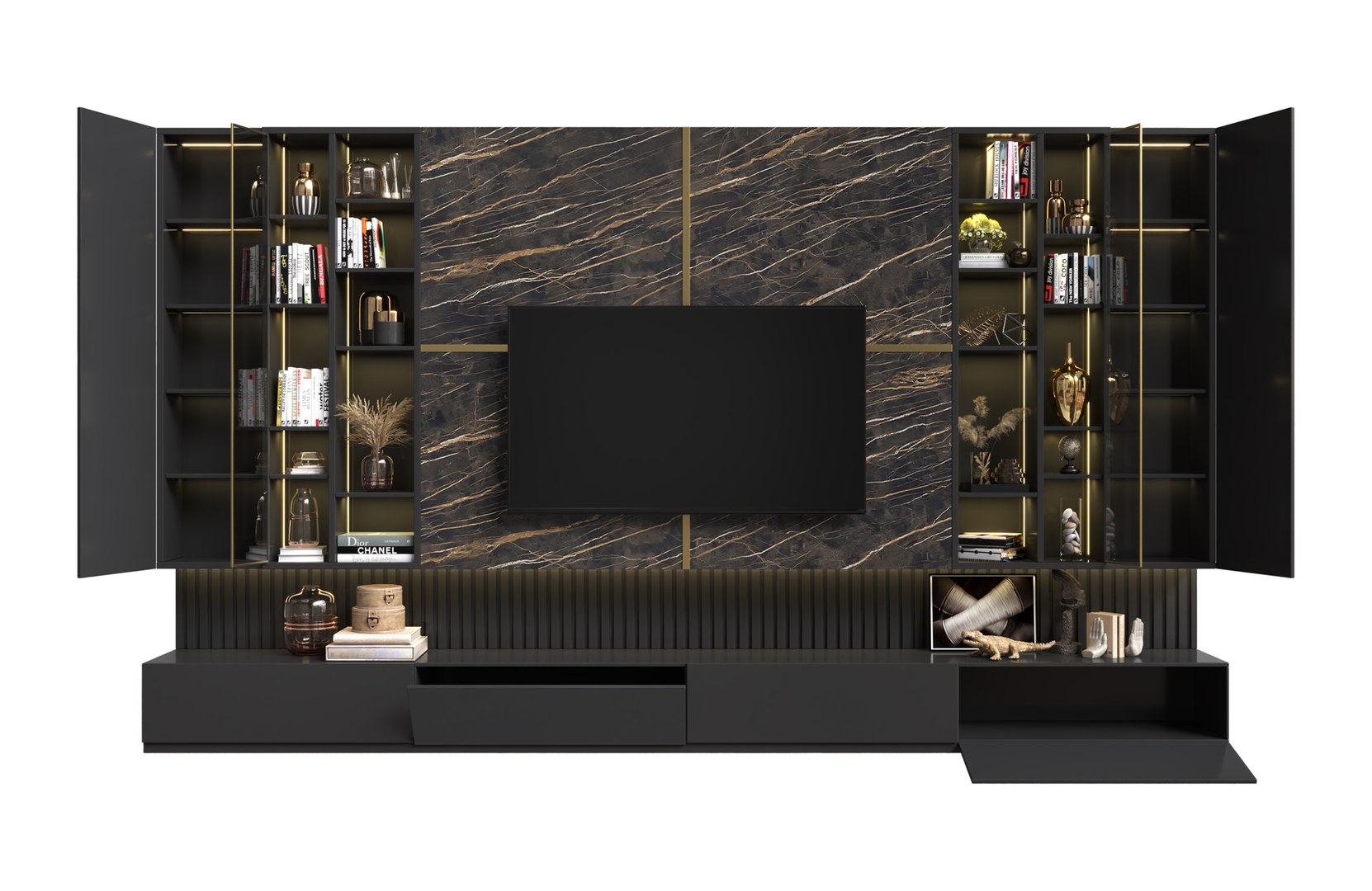 Tv Unit 3D Model - TurboSquid 2228232