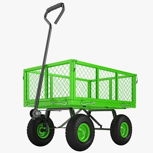 3D Garden Trolley 02