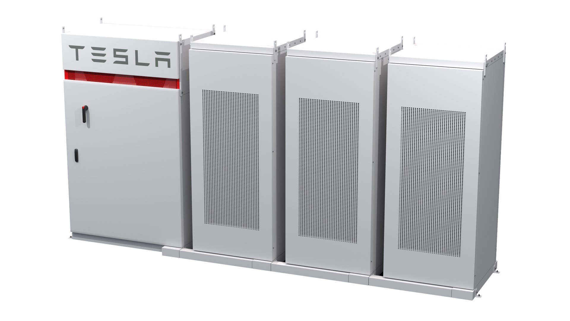 3D Tesla Storage System model - TurboSquid 2172360