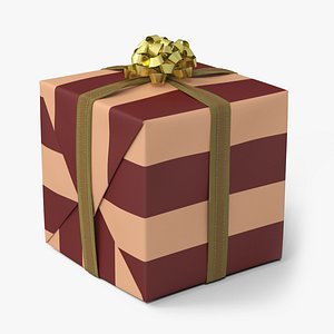 Square Gift Box 3D model
