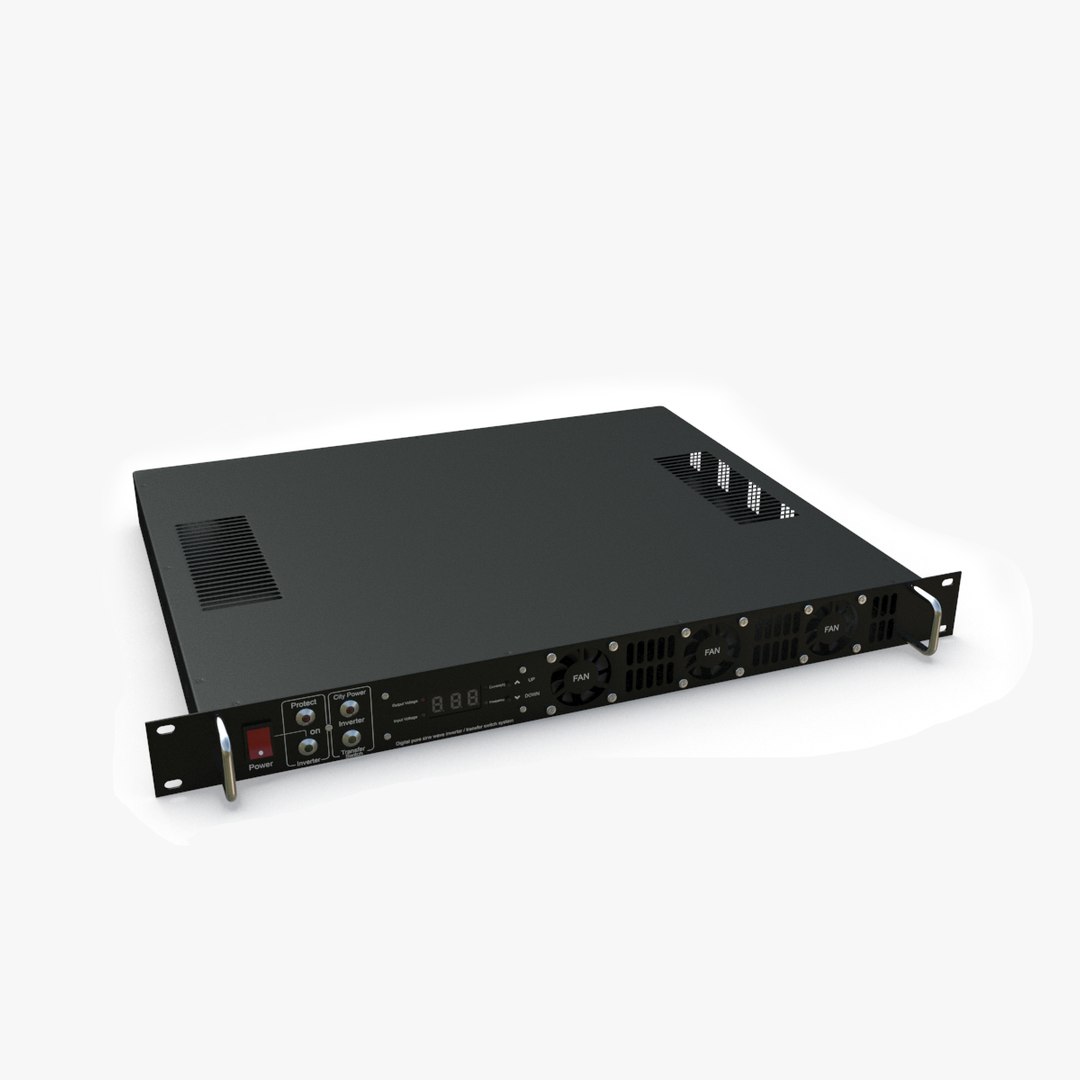 3D Digital Pure Sine Wave Inverter Rack model - TurboSquid 1960006