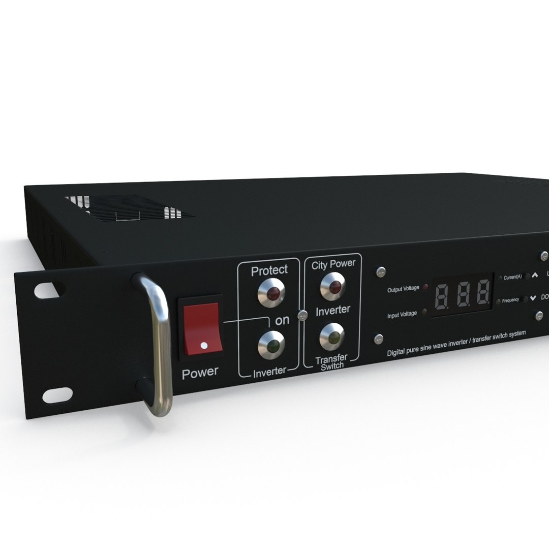 3D Digital Pure Sine Wave Inverter Rack Model - TurboSquid 1960006