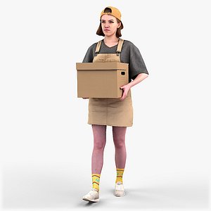 Girl with Box