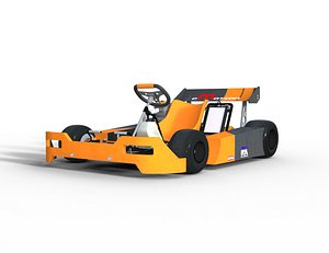 Pro Racing Go-Kart 3D model