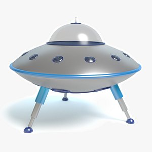 Cartoon Flying Saucer