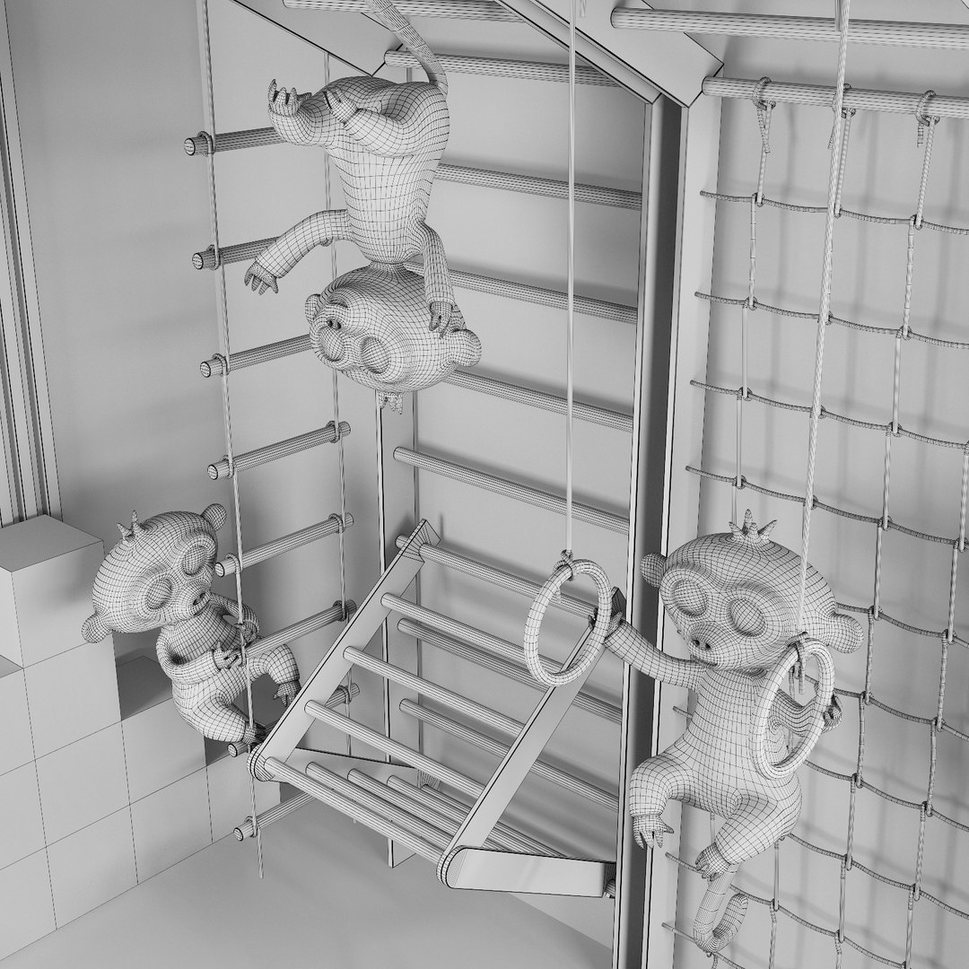 3D Model Childrens Complex Set - TurboSquid 1852093
