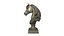 Bronze  Jade  Marble Horse Head bust statue for render and 3d print