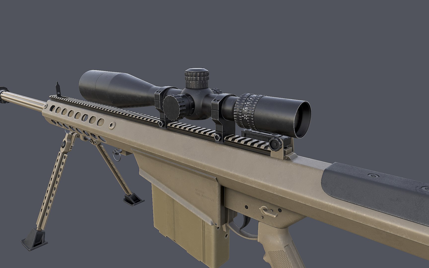 3d m107a1 rifle model https://p.turbosquid.com/ts-thumb/4D/ePgMvg/g3ZoK33v/screenshot029/png/1471539741/1920x1080/fit_q87/c6a5618e2e20d4932d82feedaf09f312788aa9bc/screenshot029.jpg