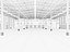 3D Warehouse Logistic 6 interior and exterior