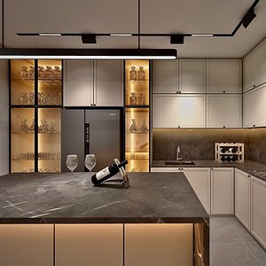 3D Modern Kitchen