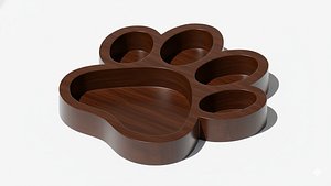 Paw Candy Bowl 3D Print Carving
