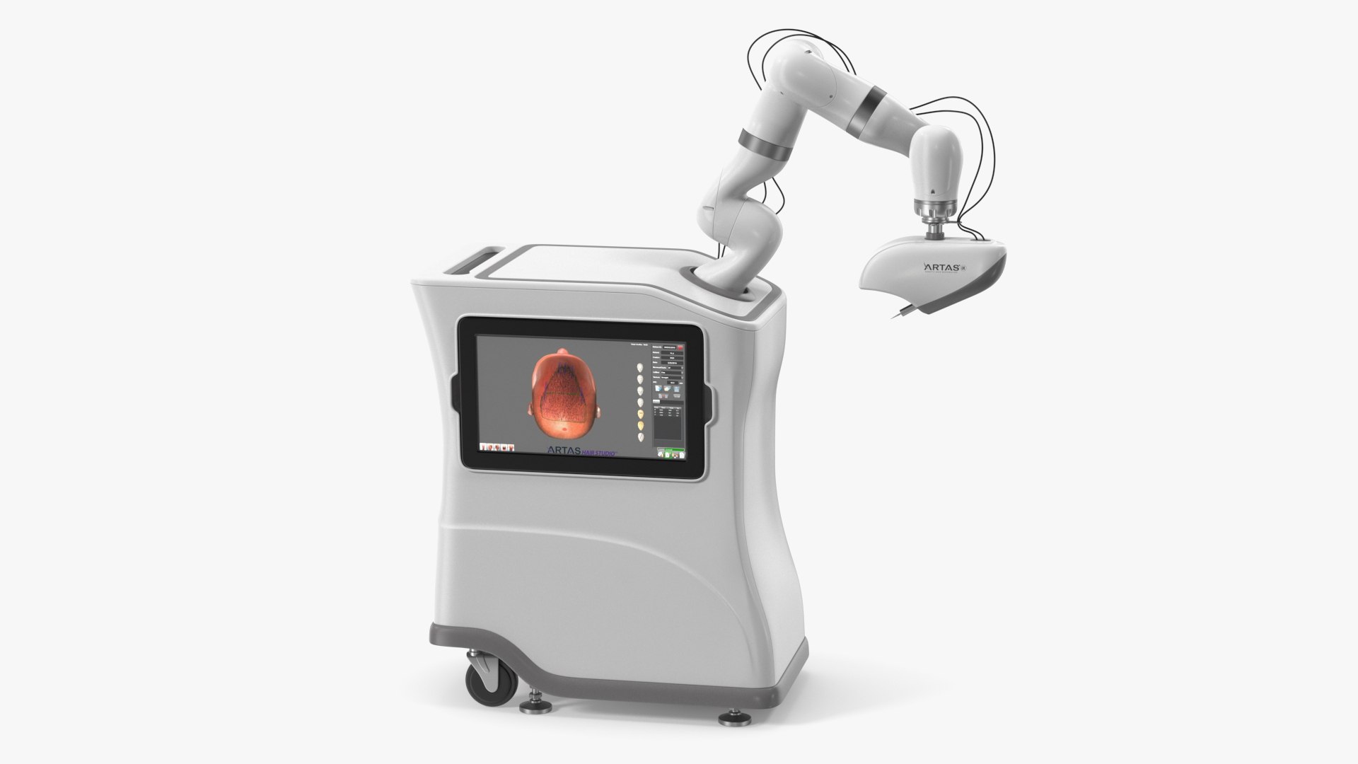 ARTAS Robotic Hair Restoration Rigged 3D model preview