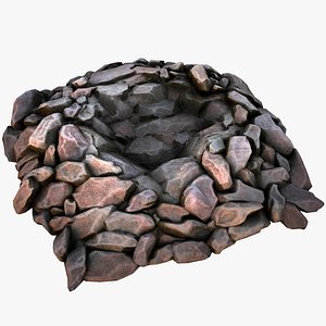 Stone and Rocks Mineral Ore Deposits Pile