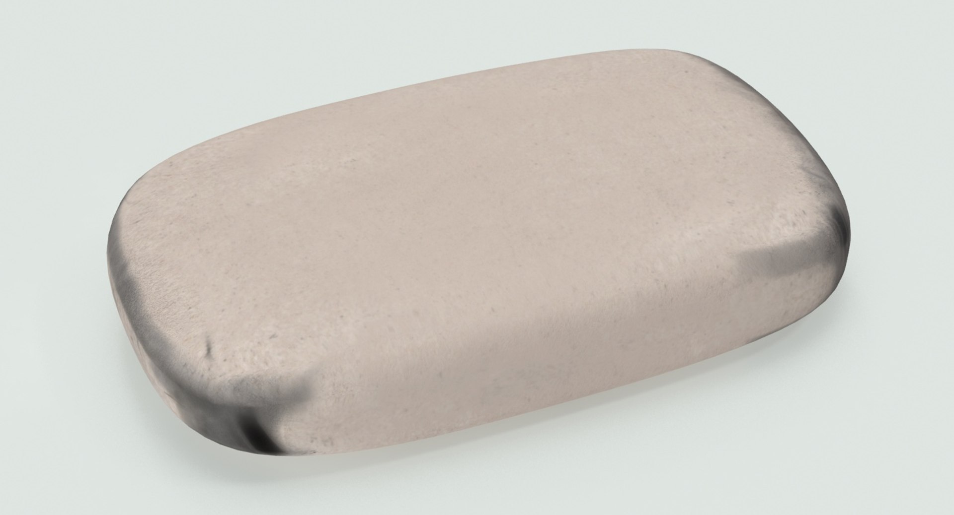 3d Used Eraser Model