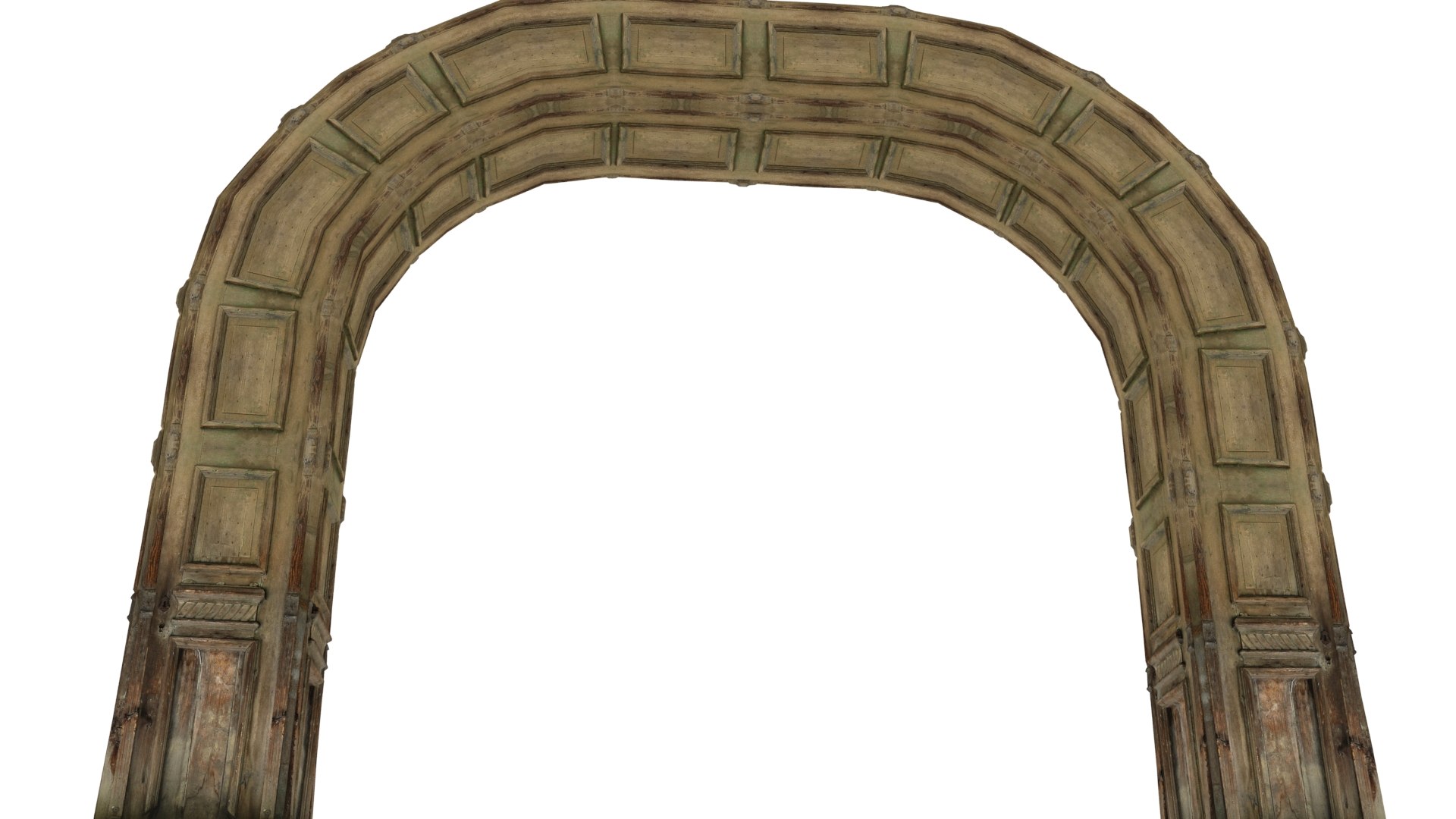 3D Wooden Arch 04 Model - TurboSquid 1721556