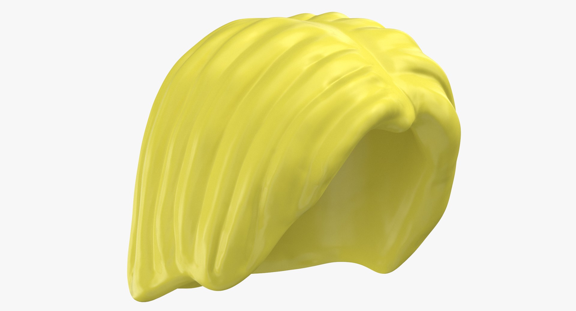 Lego Hair 01 Blond 3D TurboSquid 1367120