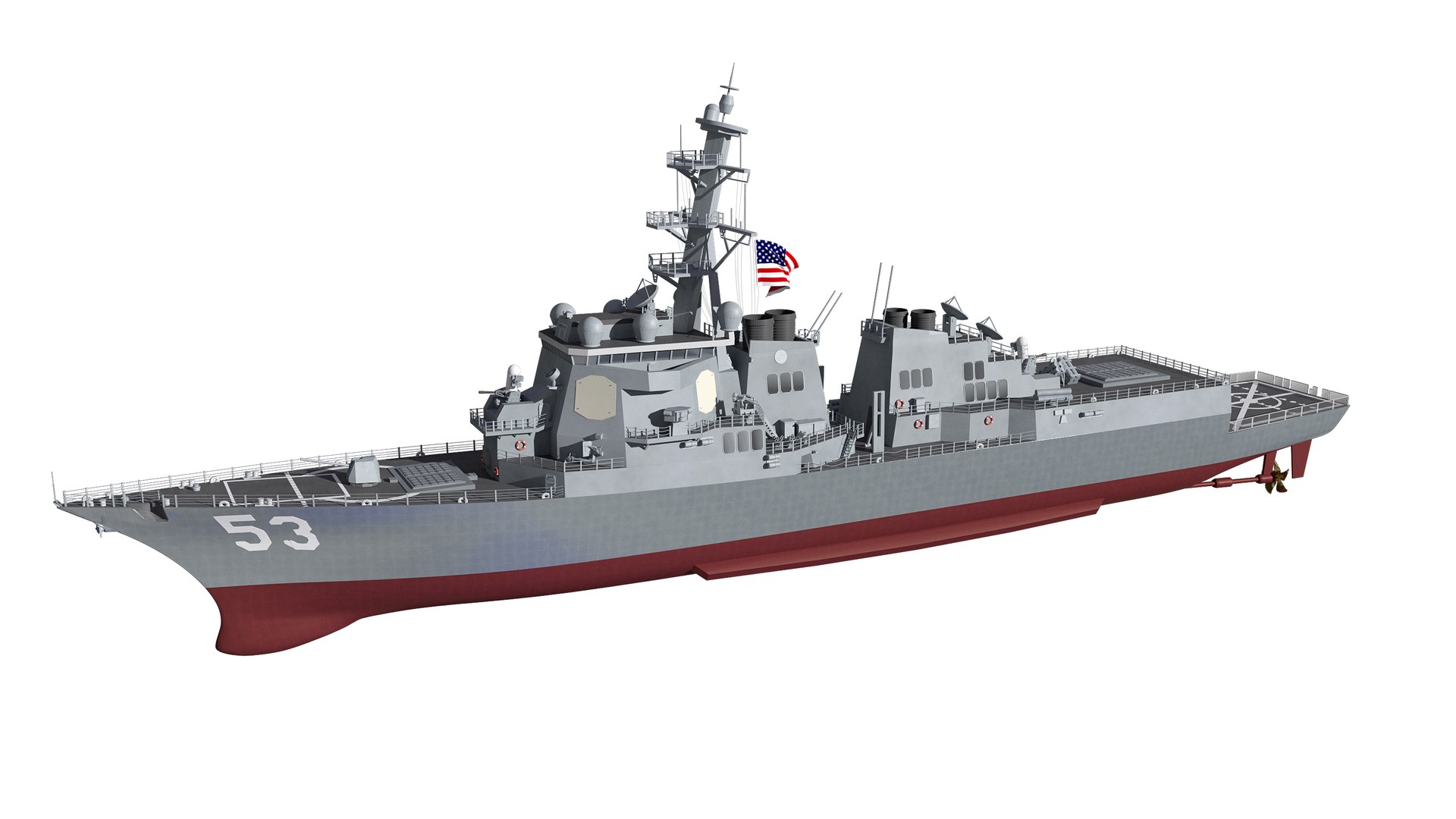 1/350 Arleigh Burke-class イージス駆逐艦アーレイバーク arleighburke-1