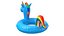 Juguete de piscina de unicornio detallado