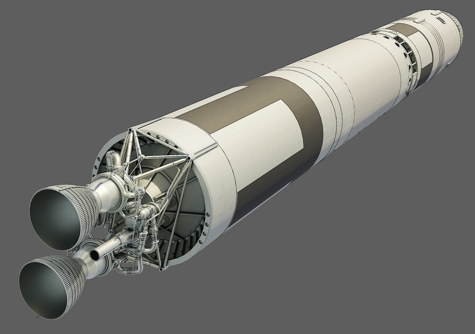 Titan ii glv rocket 3D - TurboSquid 1697355