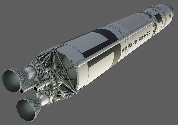 titan ii glv rocket 3D